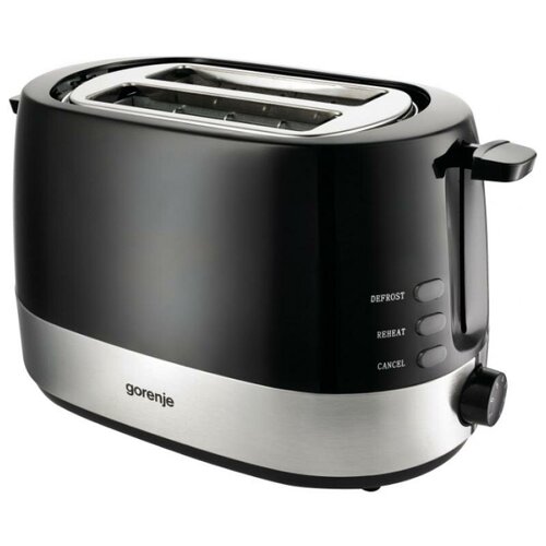 Тостер Gorenje T850BK 850Вт черныйсеребристый