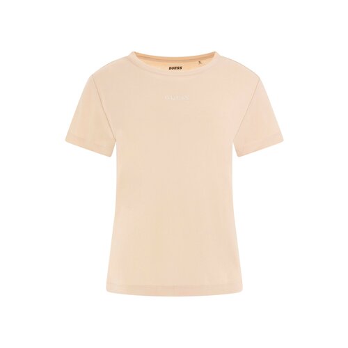 фото Футболка guess gelsey ss t-shirt, размер l, коричневый