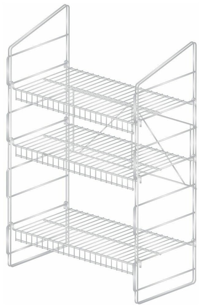 фото Стеллаж для рассады №2 Белый муар 930*620