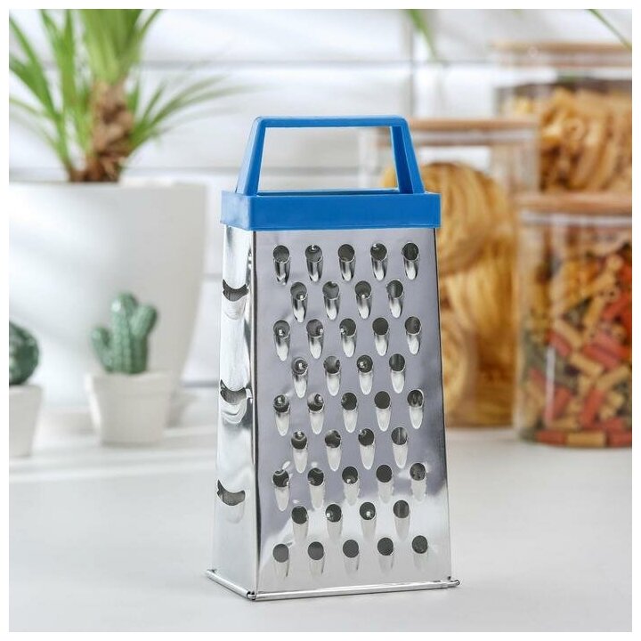 фото Тёрка четырёхгранная Доляна «Классика», 22 см, цвет микс