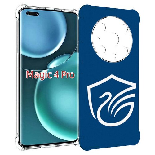 Чехол MyPads фк олимп долгопрудный мужской для Honor Magic4 Pro / Magic4 Ultimate задняя-панель-накладка-бампер