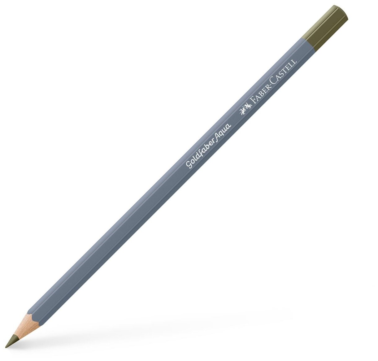 Карандаш акварельный художественный Faber-Castell "Goldfaber Aqua", цвет 173 оливково-зеленый желтоватый