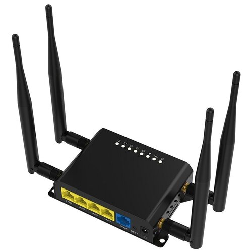 zbt we2802d встраиваемый wifi роутер с lte модулем quectel ep06 e пигтейлами sma rp sma lan wan rs232 антеннами 4g wifi и блоком питания ZBT WE826-T2 Cat.6 - стационарный 4G+ LTE Advanced 3G WiFi-роутер с внешними антеннами