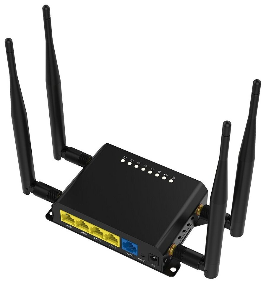 ZBT WE826-T2 Cat.6 - стационарный 4G+ LTE Advanced 3G WiFi-роутер с внешними антеннами