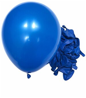 Набор воздушных шаров синего цвета 25шт 30см Китай