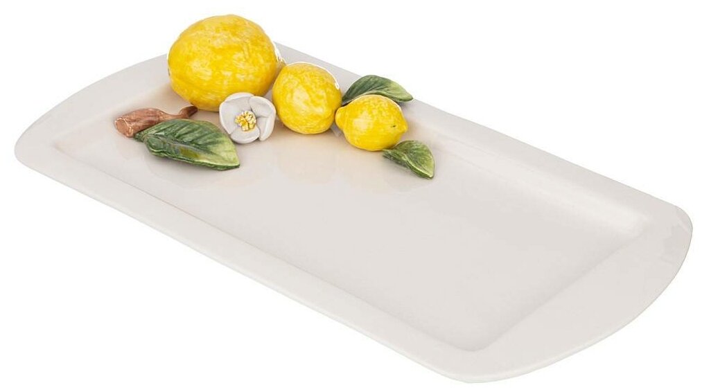 Блюдо сервировочное лимоны 38х20см Annaluma (146552)