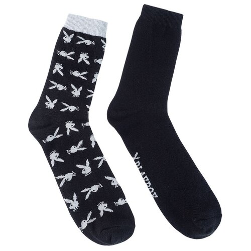 фото Носки playboy, 2 пары, размер 36/39, черный