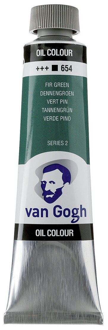 Royal Talens Масло Van Gogh, 40мл, №654 Зелёный пихтовый