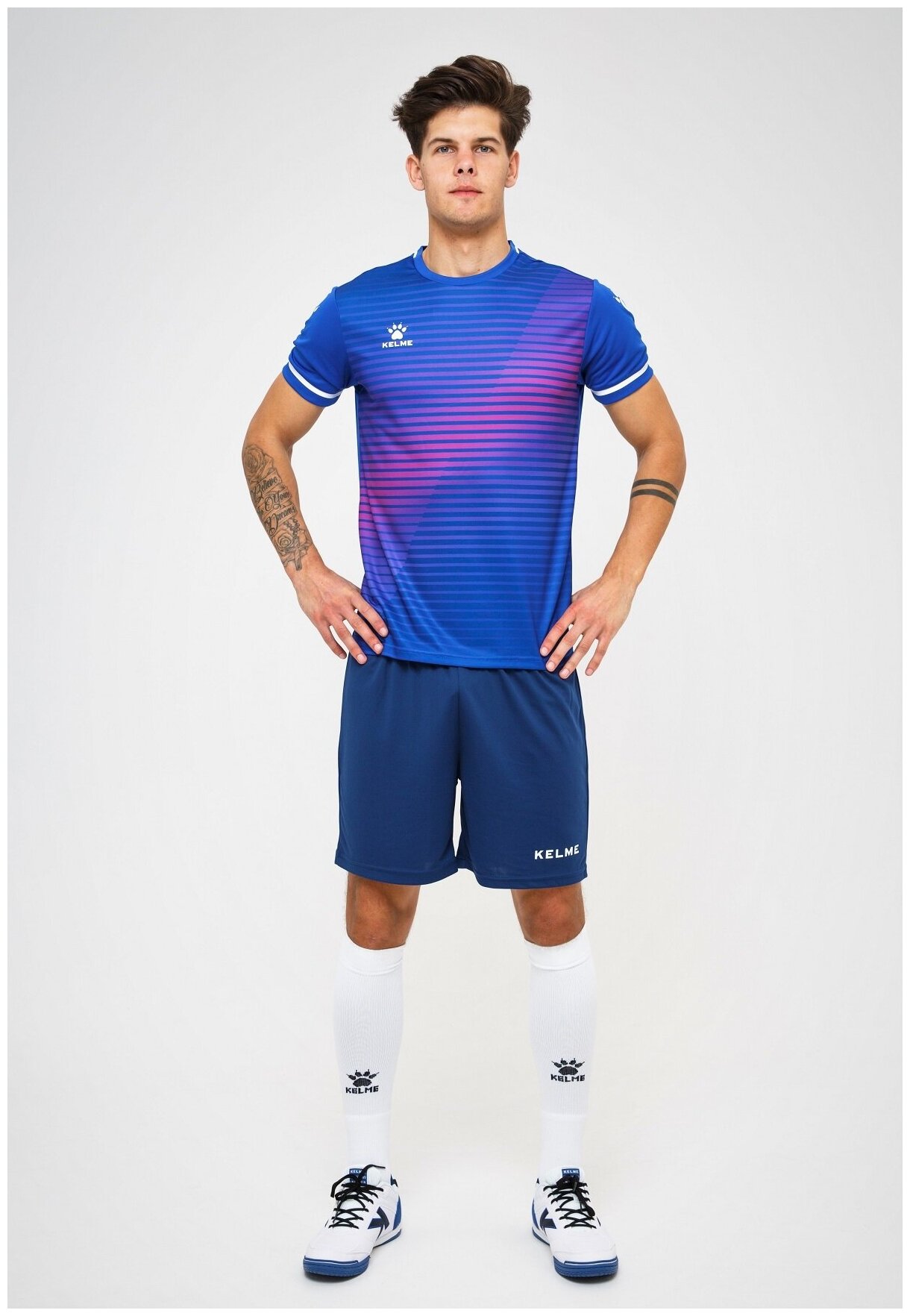 Футбольная форма мужская Kelme Short sleeve football uniform