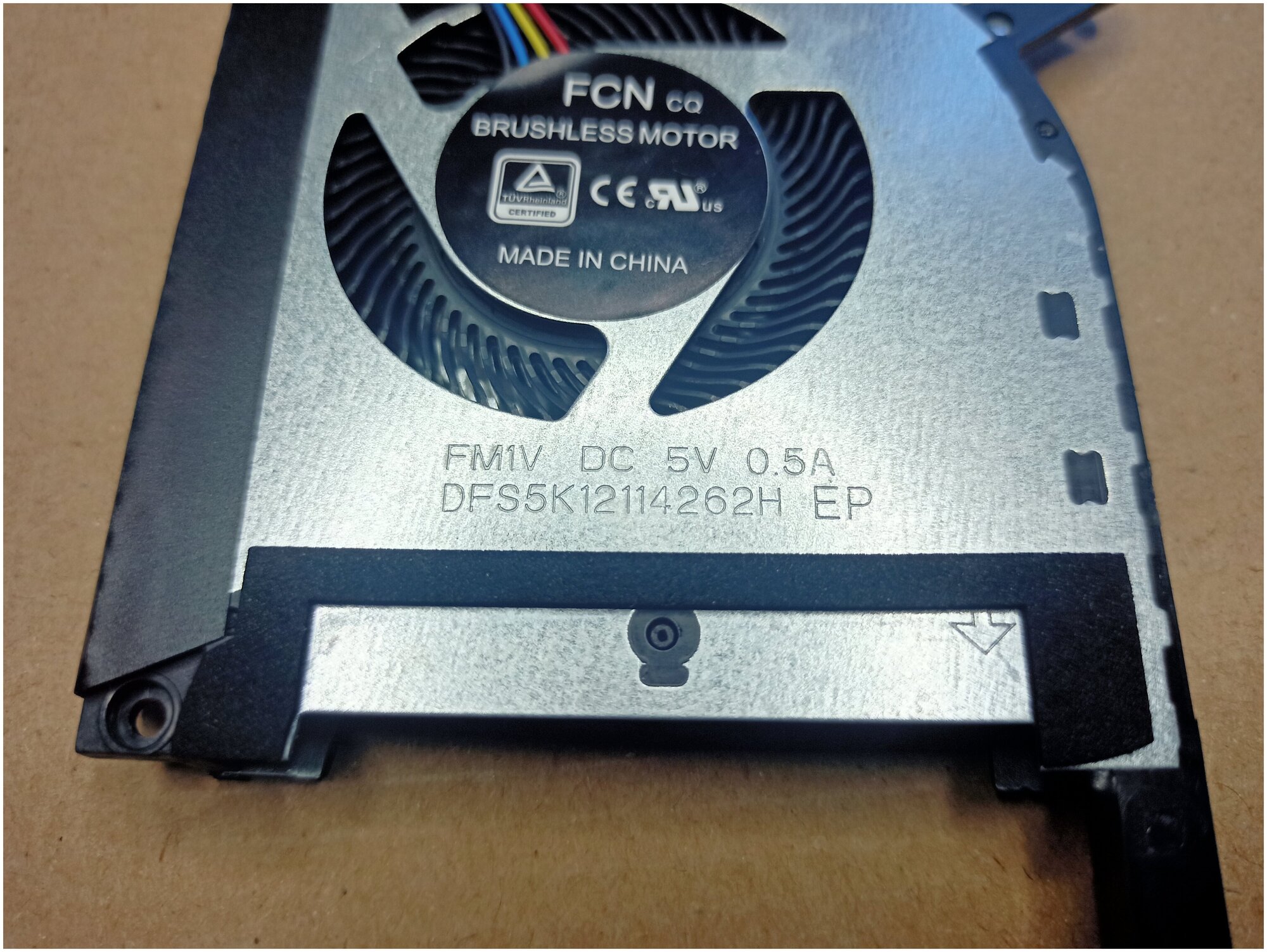 Вентилятор (кулер) для ноутбука Asus TUF Gaming FX505DU FX505DV FX505DY FX505GE FX505GM FX705DU FX705GM ( DFS5K12114262H ) GPU