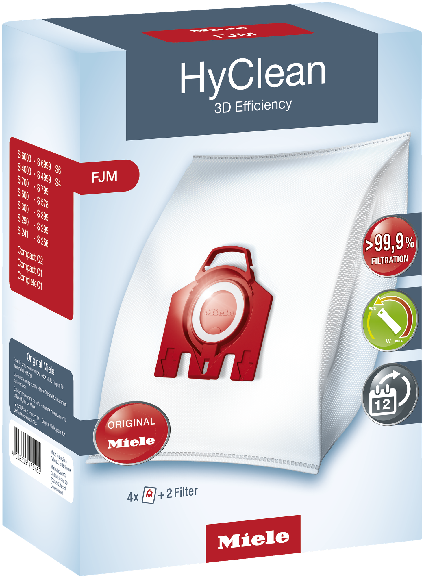 Miele Комплект FJM HyClean 3D, 4 шт.