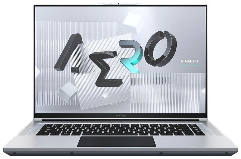 Ноутбук Gigabyte Aero 16 Core i7 12700H 32Gb SSD1Tb NVIDIA GeForce RTX3070Ti 8Gb 16" AMOLED UHD+ (3840x2160) Windows 11 Professional grey WiFi BT Cam