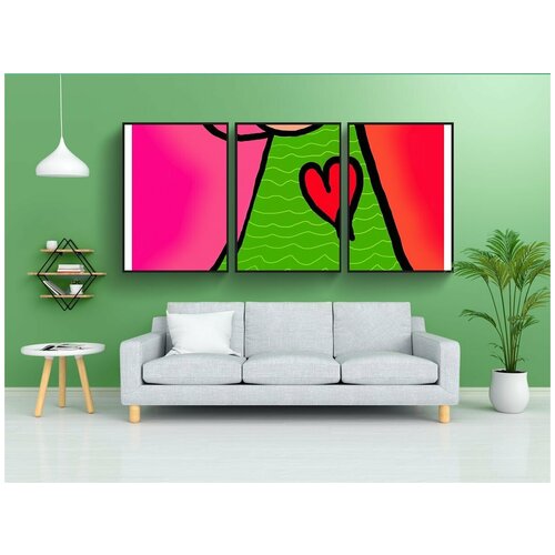 фото Набор модулных постеров для интерьера "дети, милый, детство" 60x90 см. в тубусе, без рамки lotsprints