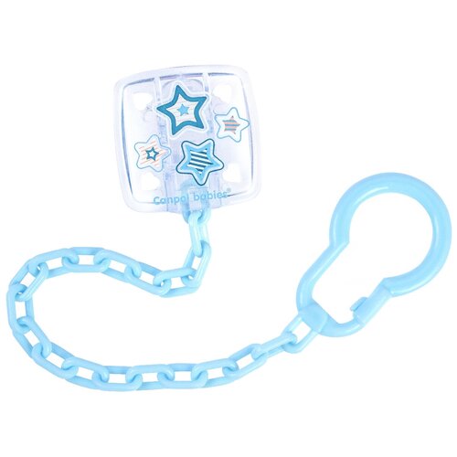 фото Клипса-держатель для пустышек canpol newborn baby, 0м+, арт. 10/877 цвет голубой canpol babies