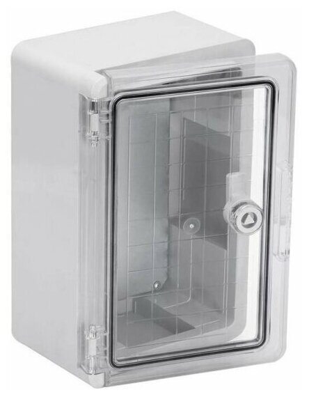 Бокс Tdm Electric пластиковый ЩМП-0-1, прозр, крышка, ABS, IP65, -45 до +75 С, навесной, (300x200x130), SQ0933-0201