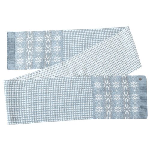 фото Шарф женский finn flare, цвет: голубой a20-11169_117, размер: единый