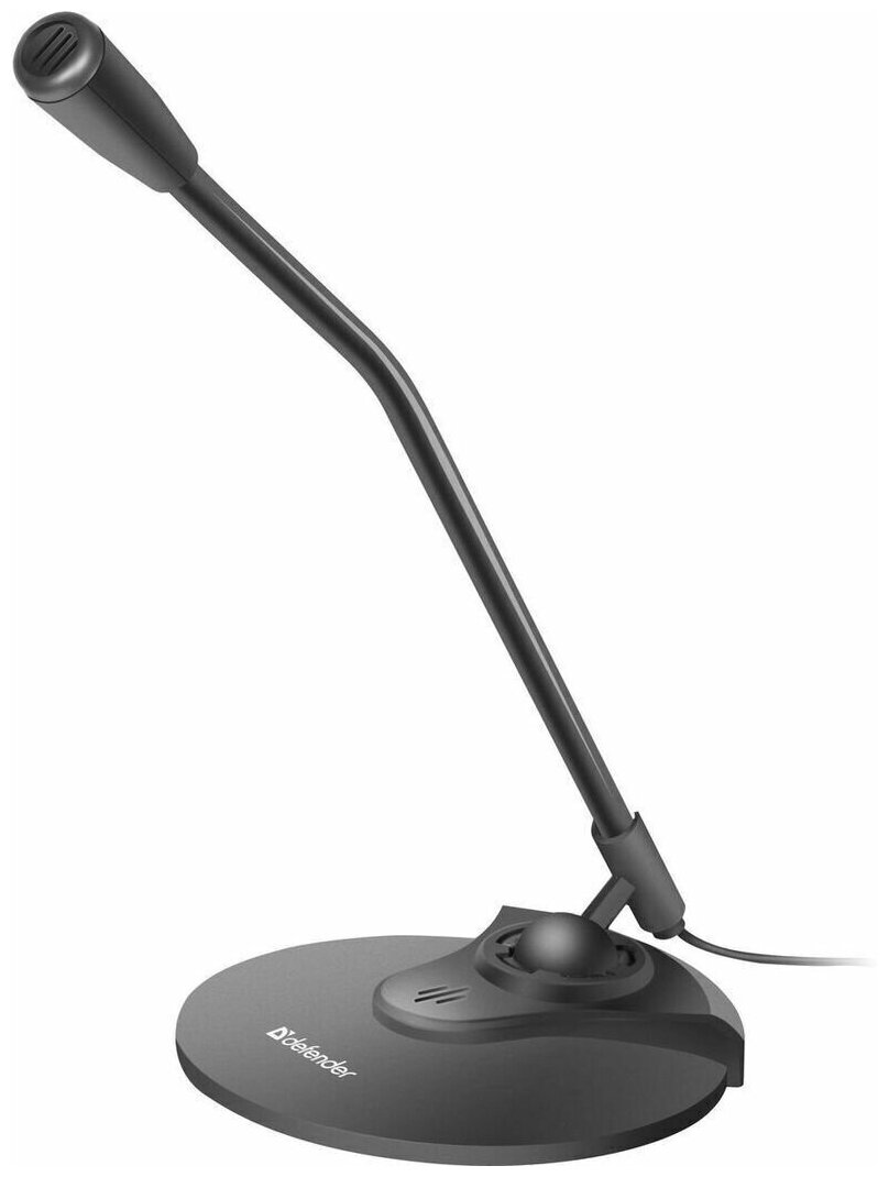 Defender Микрофон компьютерный Defender MIC-117 черный, кабель 1.8 м