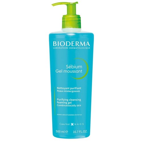 Bioderma Sebium Гель очищающий, 500 мл