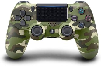 Геймпад Sony DualShock 4 v2 (CUH-ZCT2E) зеленый камуфляж