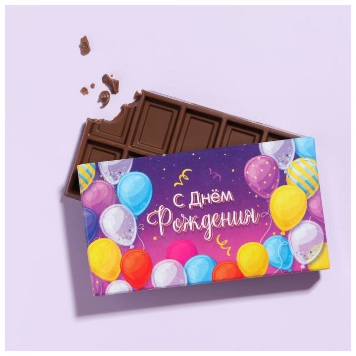 Шоколад молочный "С днём рождения", 27 г 7115619