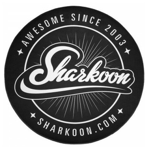 Sharkoon Floor mat коврик для игрового кресла чёрный (полиэстер, 5 мм, диаметр 120 см)