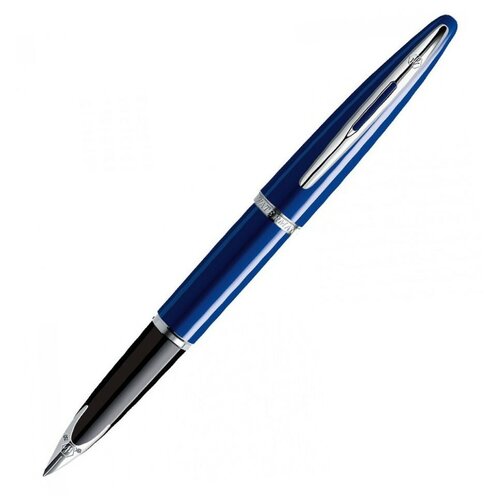 Waterman S0839460 ручка перьевая waterman carene black sea st цвет чернил синий цвет корпуса черный серебро