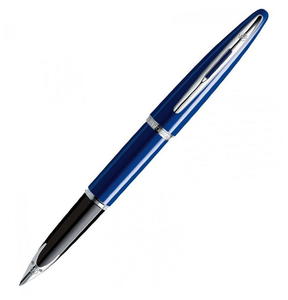 Waterman S0839460 Перьевая ручка waterman carene, vivid blue st (перо f)