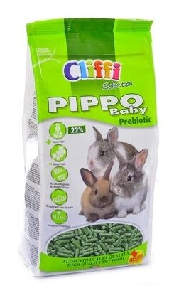 Cliffi (Италия) Корм для крольчат и молодых кроликов пребиотик (Pippo Baby Prebiotic SELECTION) PCRA041 | Pippo Baby Prebiotic SELECTION, 0,9 кг