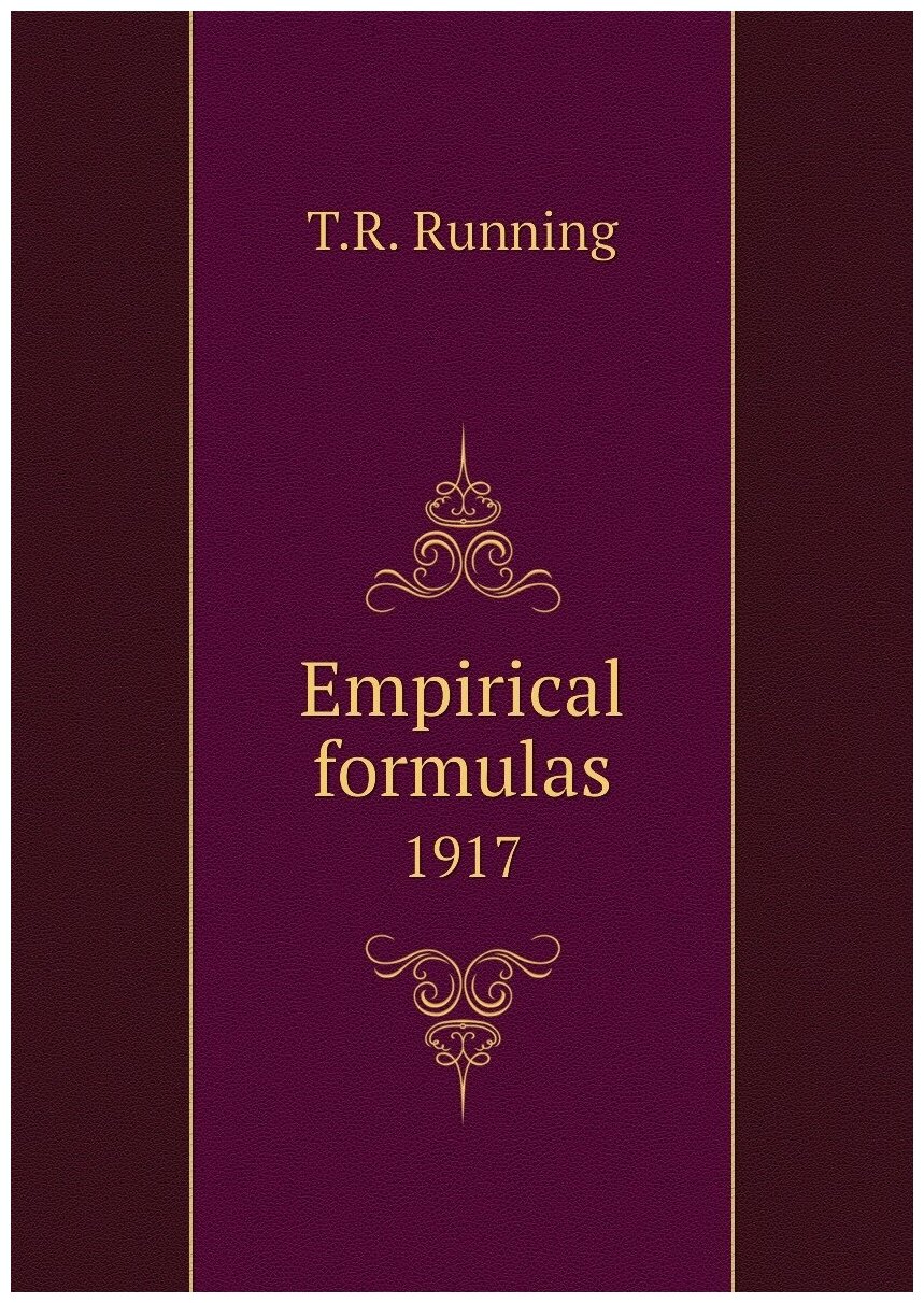 Empirical formulas. 1917