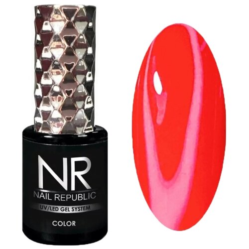 Nail Republic гель-лак для ногтей Color, 10 мл, 10 г, 232 красный коралл nail republic гель лак для ногтей color 10 мл 10 г 206 рубиново красный