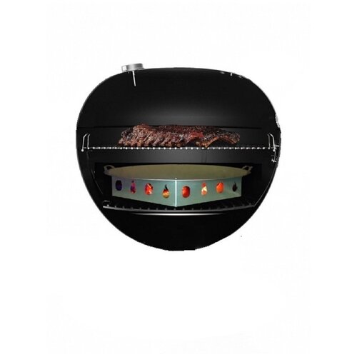 Отсекатель жара в угольный гриль (для копчения D-57) Папино время, OGS-PV, сталь, сталь.