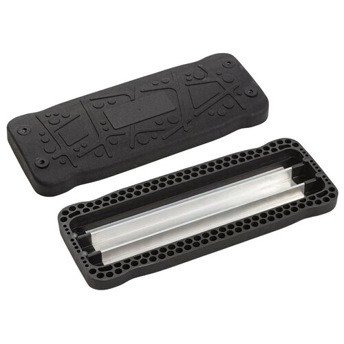 Сиденье Curve (Курве), Чёрные, для общественных мест (с алюминиевой вставкой, прорезиненные)