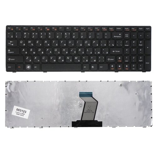 Клавиатура Lenovo G570, G575, G770, Z560, Z565 (чёрная)