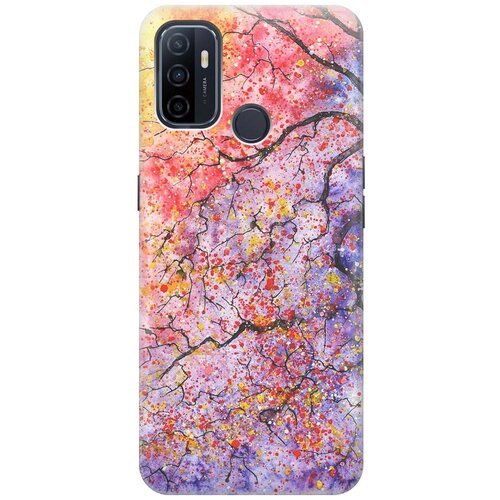 фото Re:pa чехол - накладка artcolor для oppo a53 (2020) / a32 с принтом "лето в ветках"