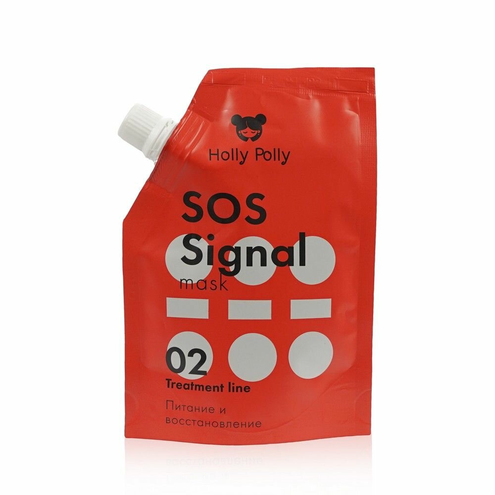 Holly Polly Экстра-питательная маска для волос SOS Signal, 100 мл (Holly Polly, ) - фото №4