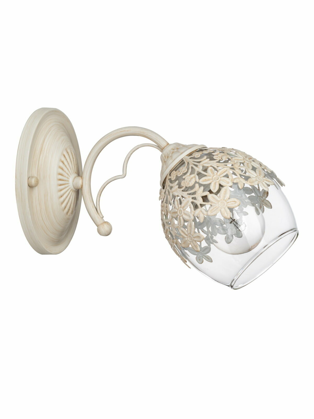 бра LAMPLANDIA Jasmine E27 1x60 стекло - фото №6