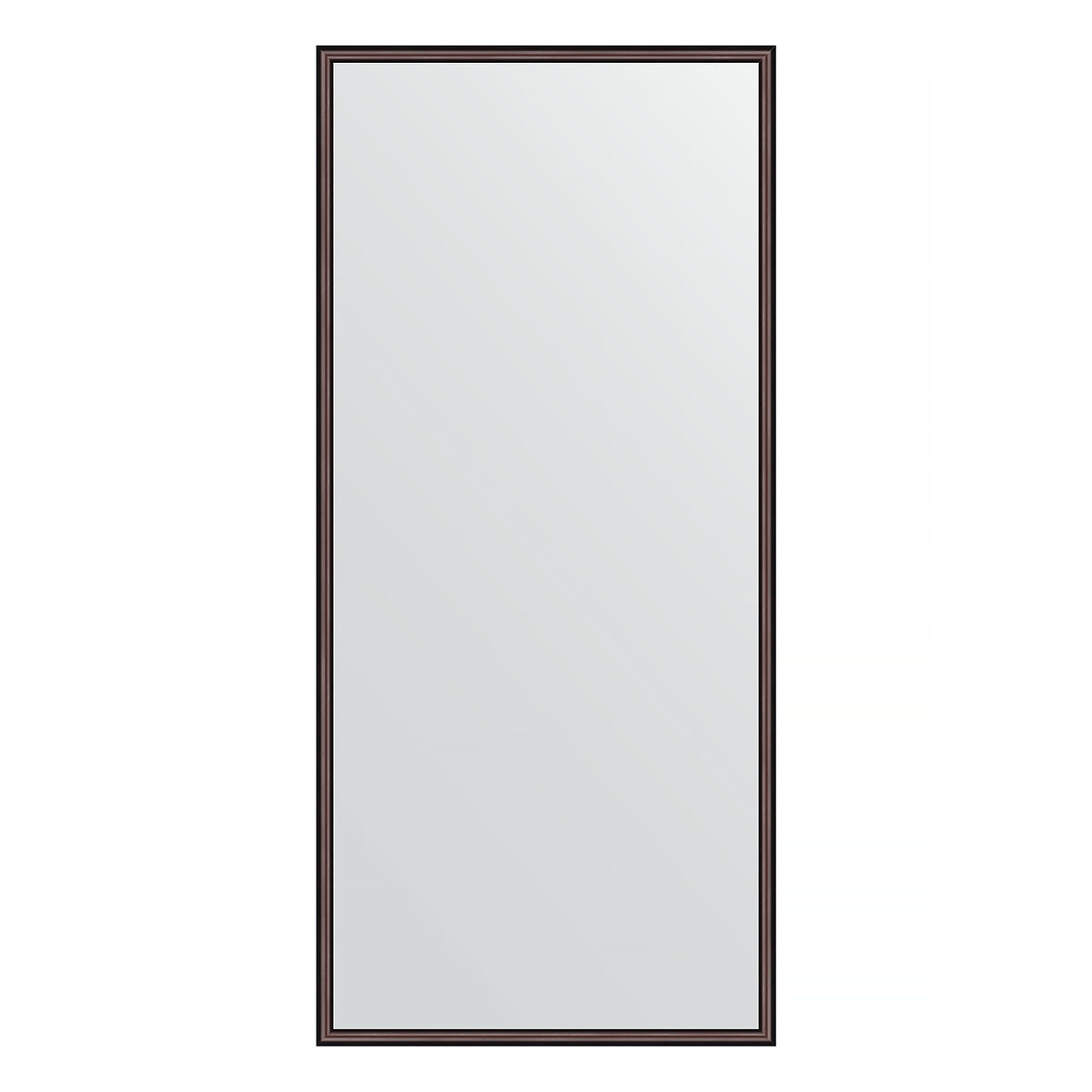 Зеркало настенное EVOFORM в багетной раме махагон, 68х148 см, для гостиной, прихожей, кабинета, спальни и ванной комнаты, BY 0758