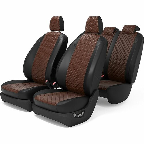 Чехлы на сиденья для Хендай Стариа (Hyundai Staria 2021-2024 8 мест) / AutoKot / PStaria8sitrombsho