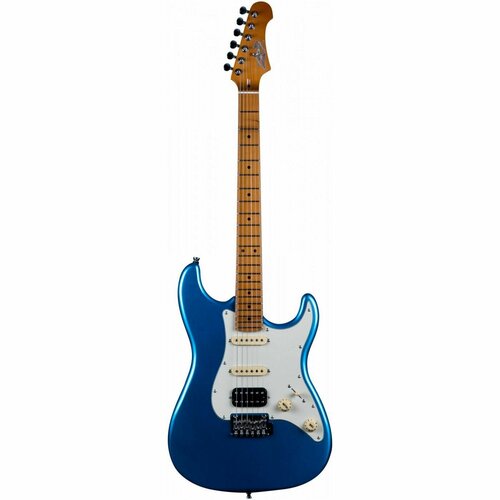 Электрогитара Stratocaster(H-S-S) с машинкой тремоло, Lake Placid Blue, JET электрогитара stratocaster h s s с машинкой тремоло sea foam green jet