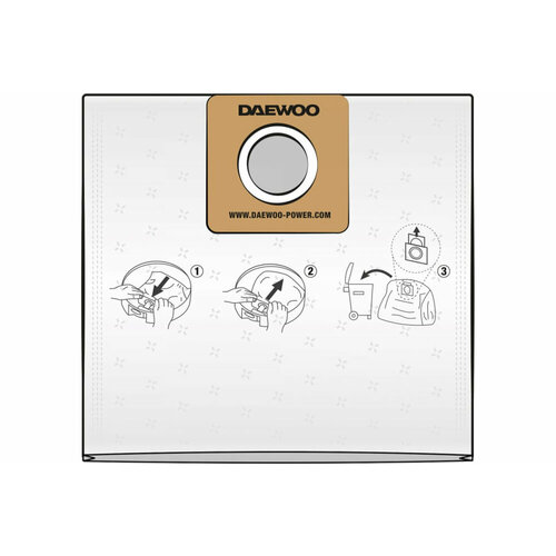 Фильтр-мешок синтетический DAEWOO DAVC 25TB для DAVC 2500SD/DAVC 2514S/DAVC 2516S