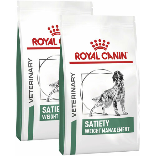 ROYAL CANIN SATIETY WEIGHT MANAGEMENT для взрослых собак контроль избыточного веса (12 + 12 кг)