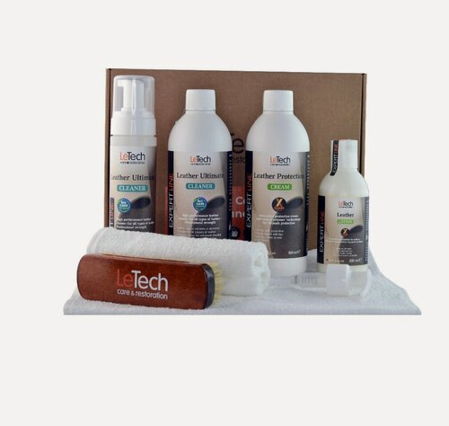 Изображение товара Набор для ухода за кожей автомобиля, для одежды, для обуви, LeTech, Leather Care Kit Advanced