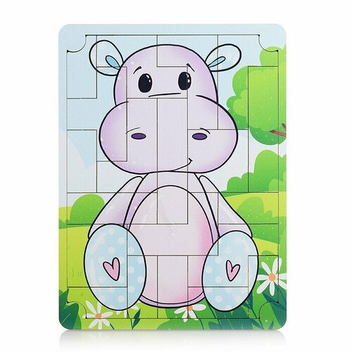 Пазл Лиловый бегемот 654₽