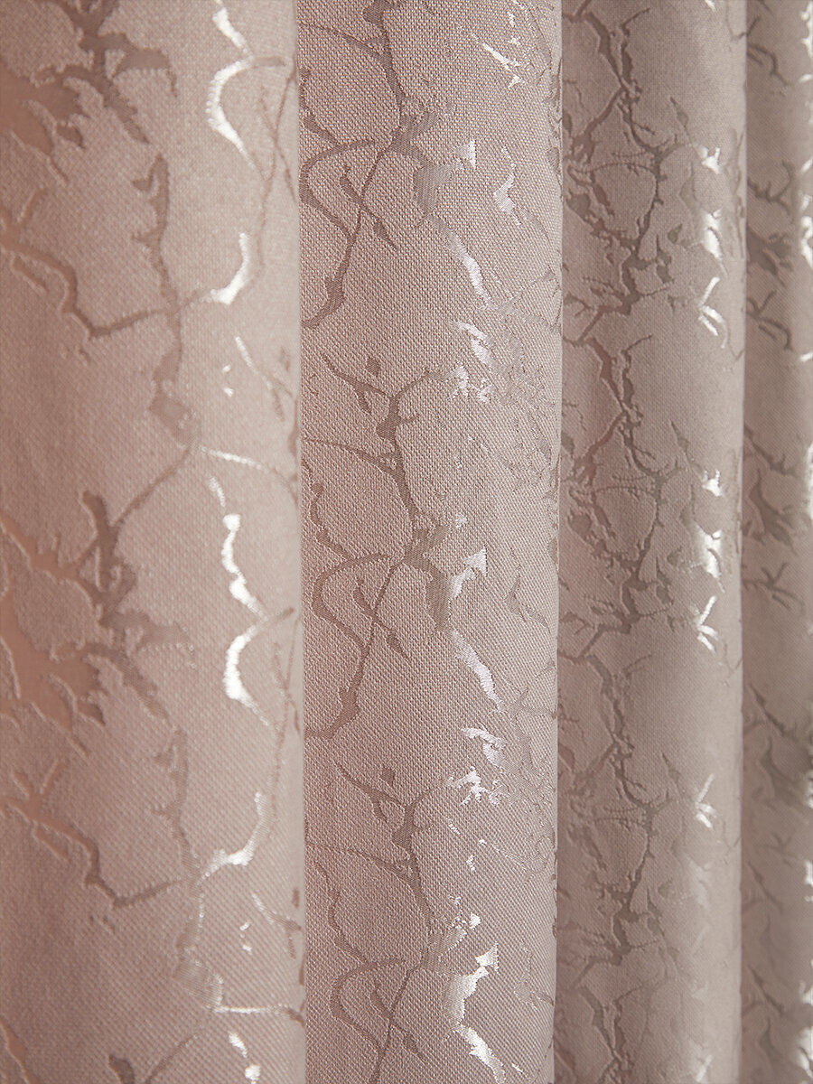 Готовый комплект плотных интерьерных штор(портьер) мрамор (2 шт., каждая штора 150x230 см) со шторной лентой - фотография № 4