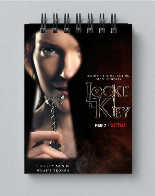 Блокнот ключи локков , LOCKE & KEY №4, А5