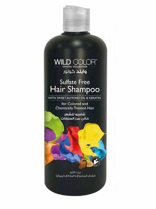 WILD COLOR 5830007 шампунь-уход д/волос б/сульфатный со сладким миндалем для химически обработанных волос, 500 мл Sulfree Free Hair Shampoo