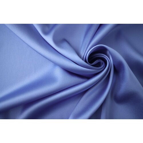 Ткань атлас с эластаном голубой с оттенком лаванды ткань атлас с эластаном голубой с оттенком лаванды