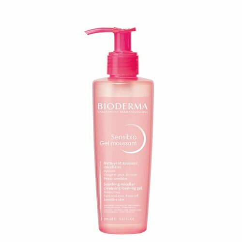 Гель bioderma sensibio gel moussant очищающий гель для лица sensibio gel moussant гель 500мл