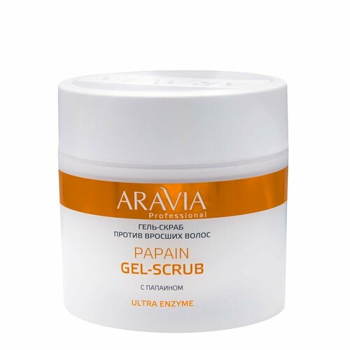 Aravia Professional Гель-скраб против вросших волос Papain Gel-Scrub, 300 мл 1 шт