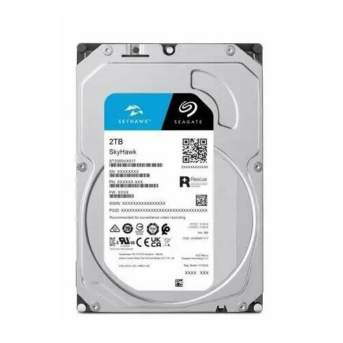 Жесткий диск SATA 2TB 5900RPM 6GBS 256MB ST2000VX017 SEAGATE 913700₽